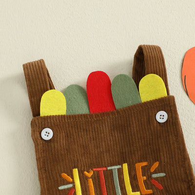 LITTLE TURKEY Corduroy Romper