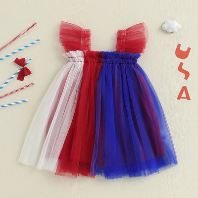 RED, WHITE & BLUE Tulle Dress