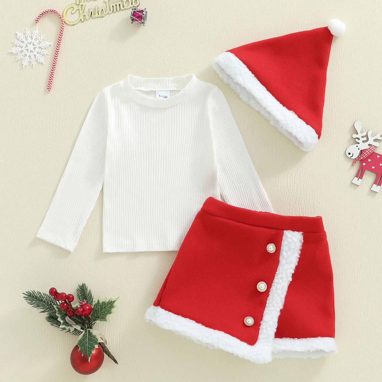 CHRISTMAS FASHIONISTA Skirt Outfit