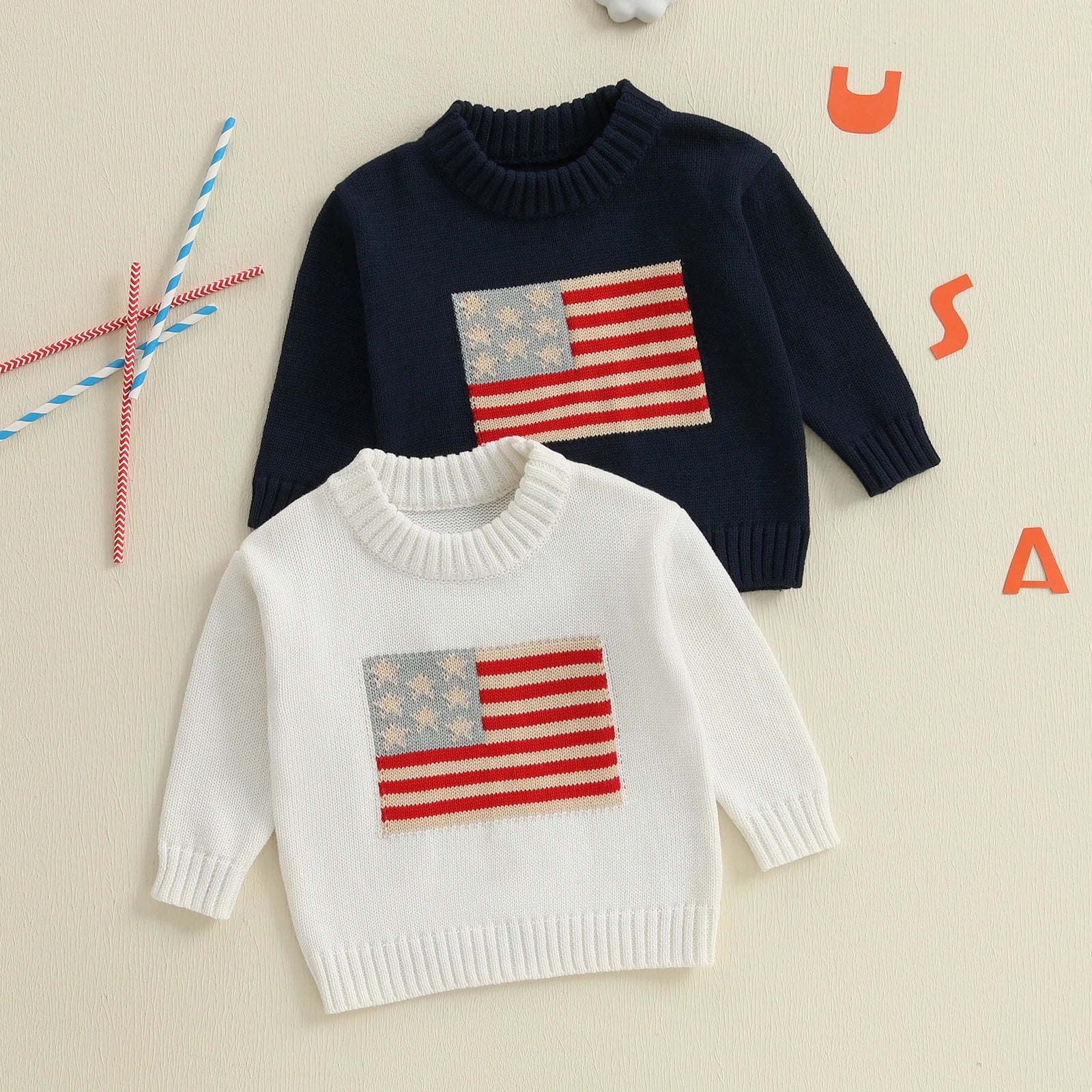 USA Knitted Sweater