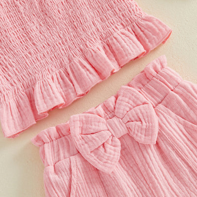 MAYA Floral Smocked Outfit