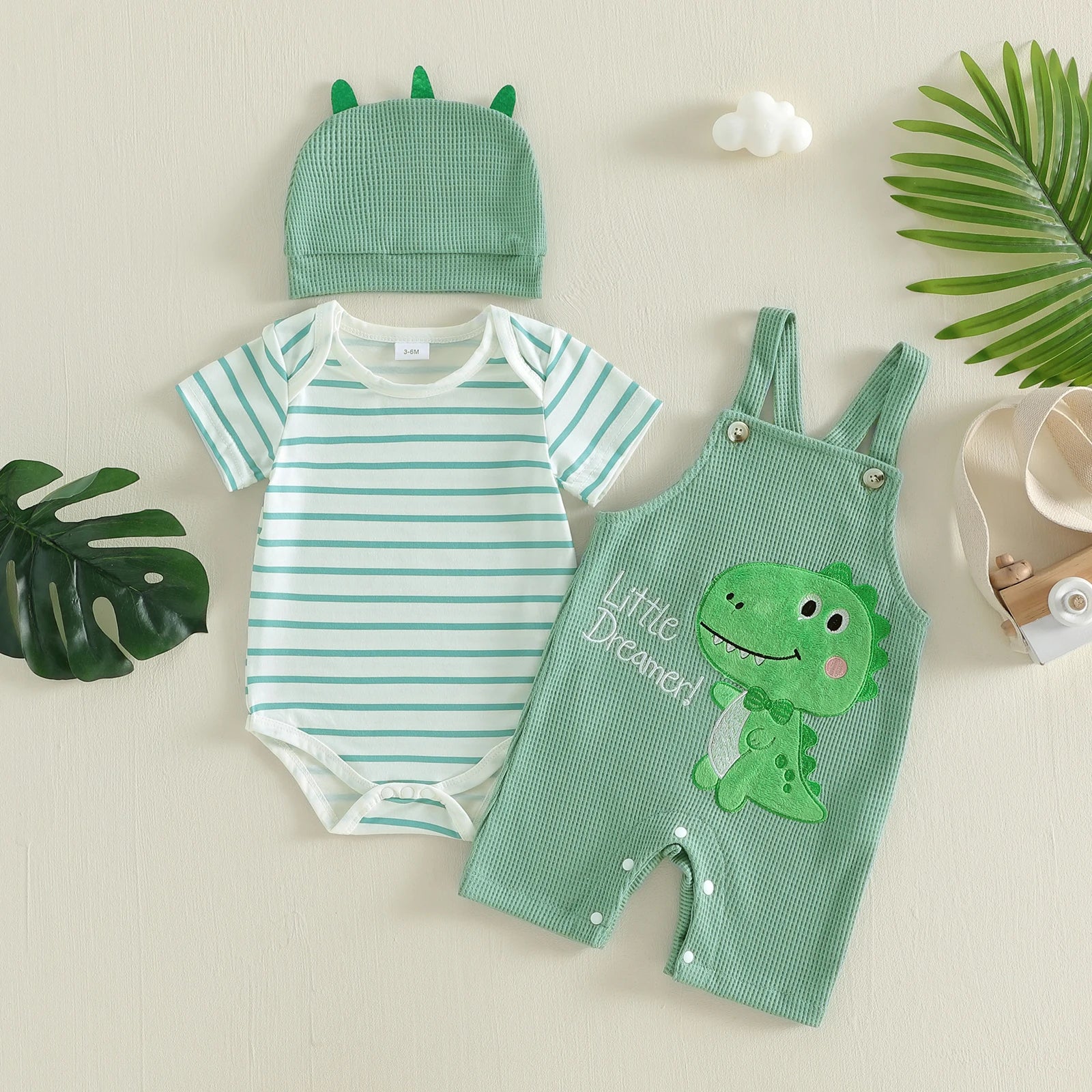 LITTLE DREAMER Overalls with Beanie