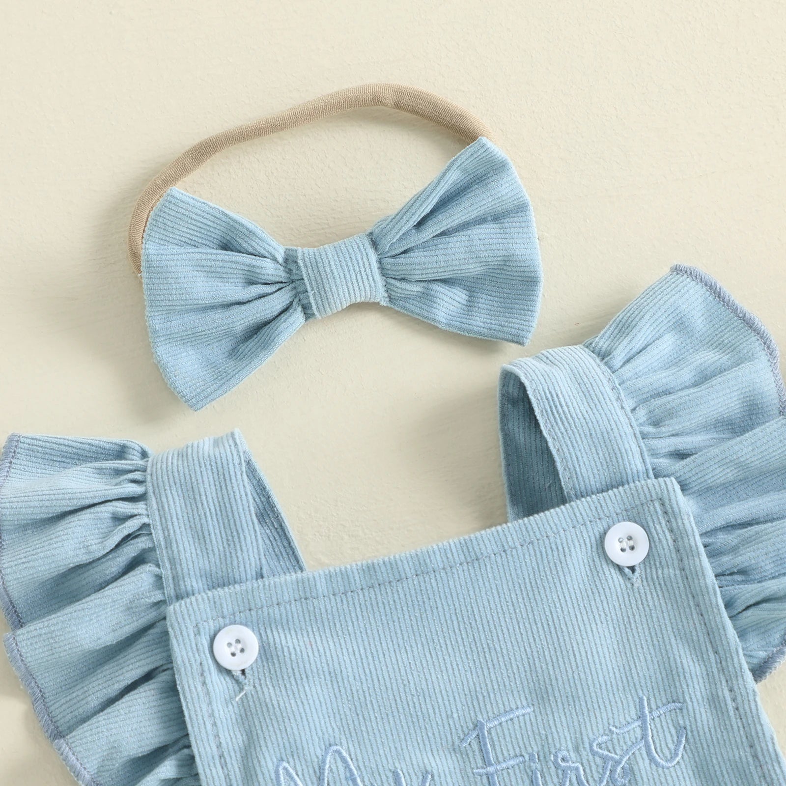 MY FIRST HANUKKAH Corduroy Romper