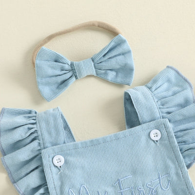 MY FIRST HANUKKAH Corduroy Romper