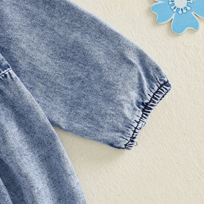 EVIE Denim Collar Romper