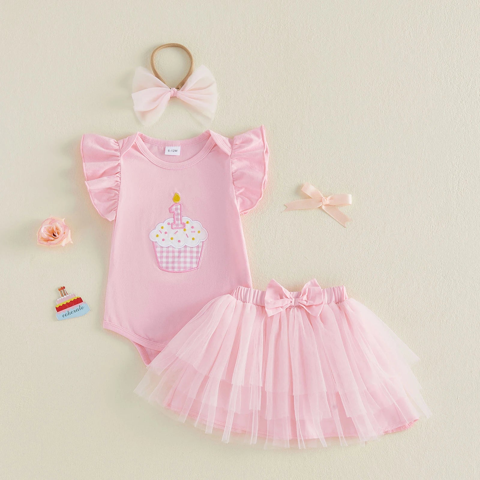 ONE Birthday Cupcake Tutu Outfit