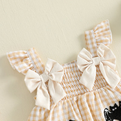 SPOOKY Checkered Bowtie Outfit