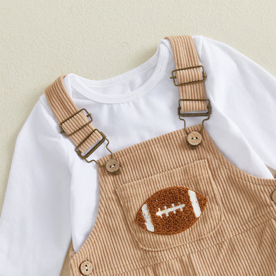 FOOTBALL Ribbed Overall Outfit