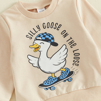 SILLY GOOSE ON THE LOOSE Sweatshirt