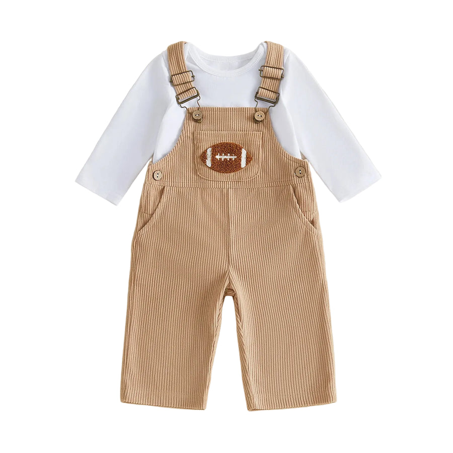 FOOTBALL Ribbed Overall Outfit