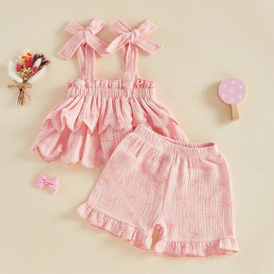 BOWTIE Layered Ruffled Outfit