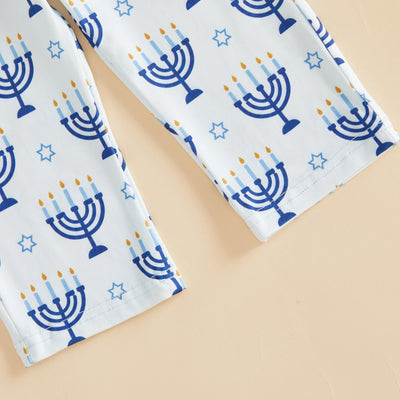 MY FIRST HANUKKAH Blue Outfit