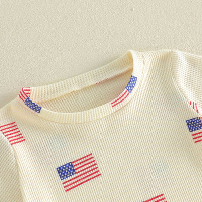 USA FLAG Yellow Outfit
