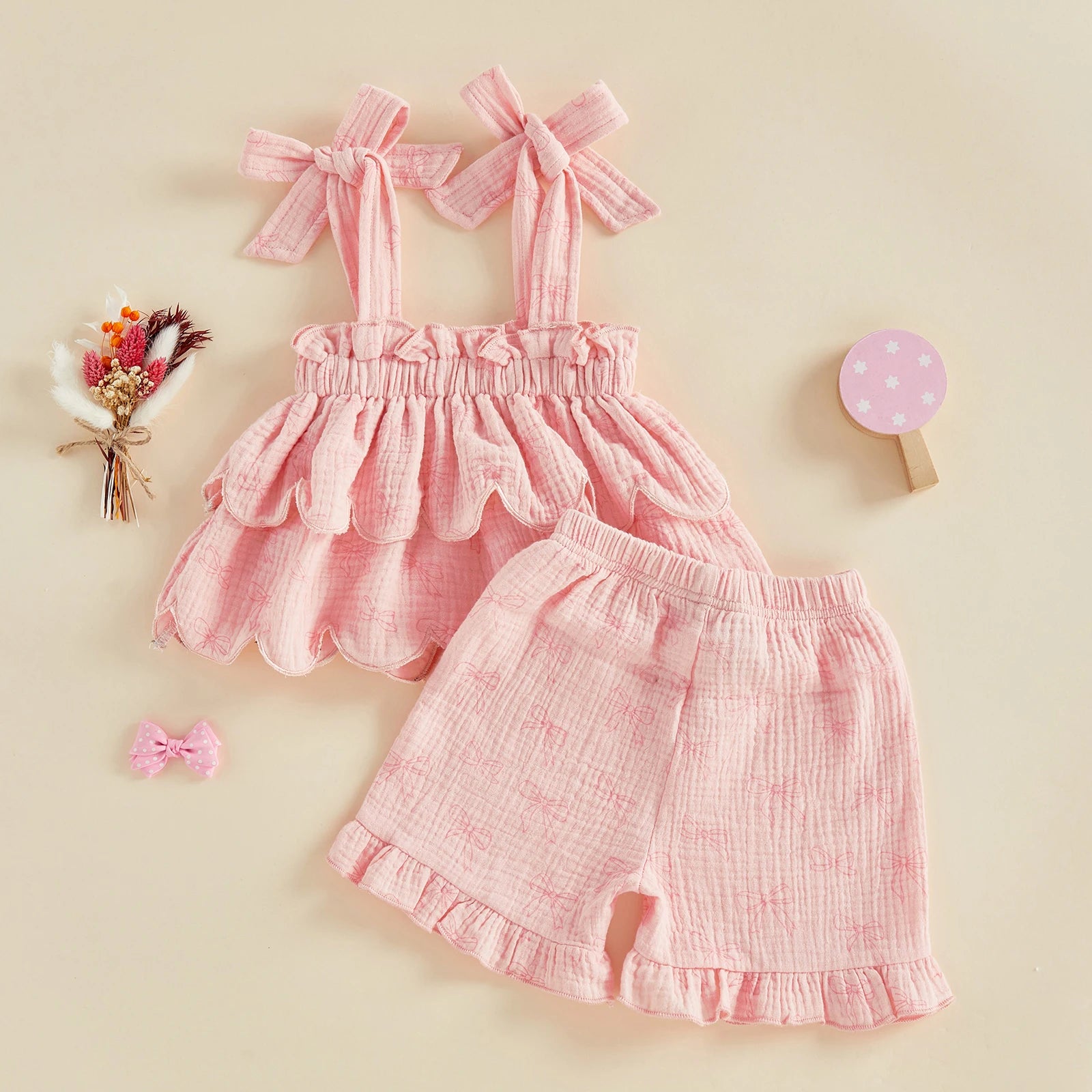 BOWTIE Layered Ruffled Outfit