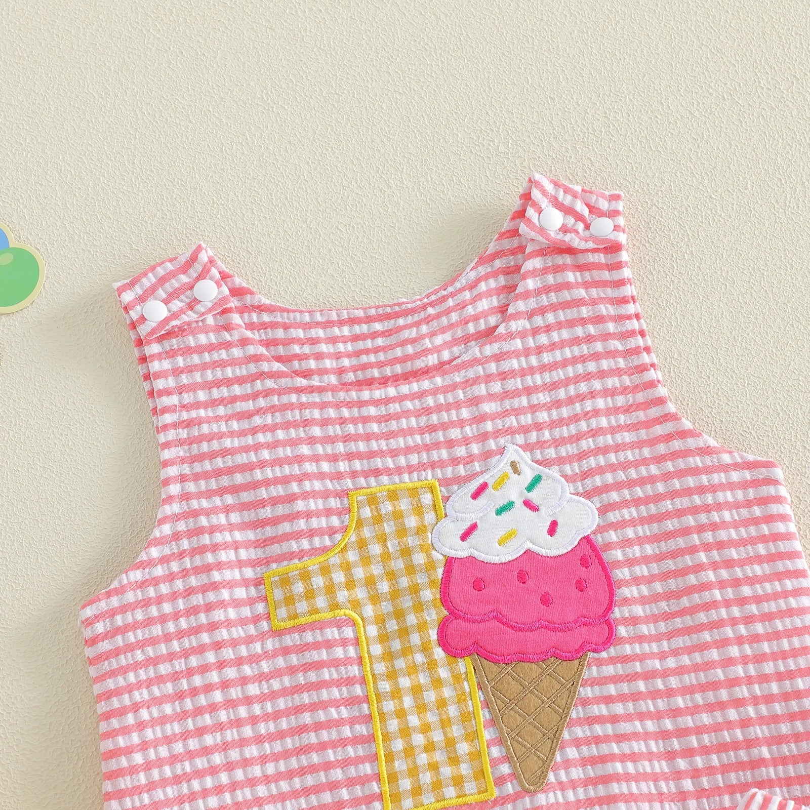 ONE Ice Cream Ruffle Outfit