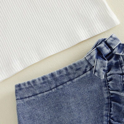 JOSIE Denim Skirt Outfit
