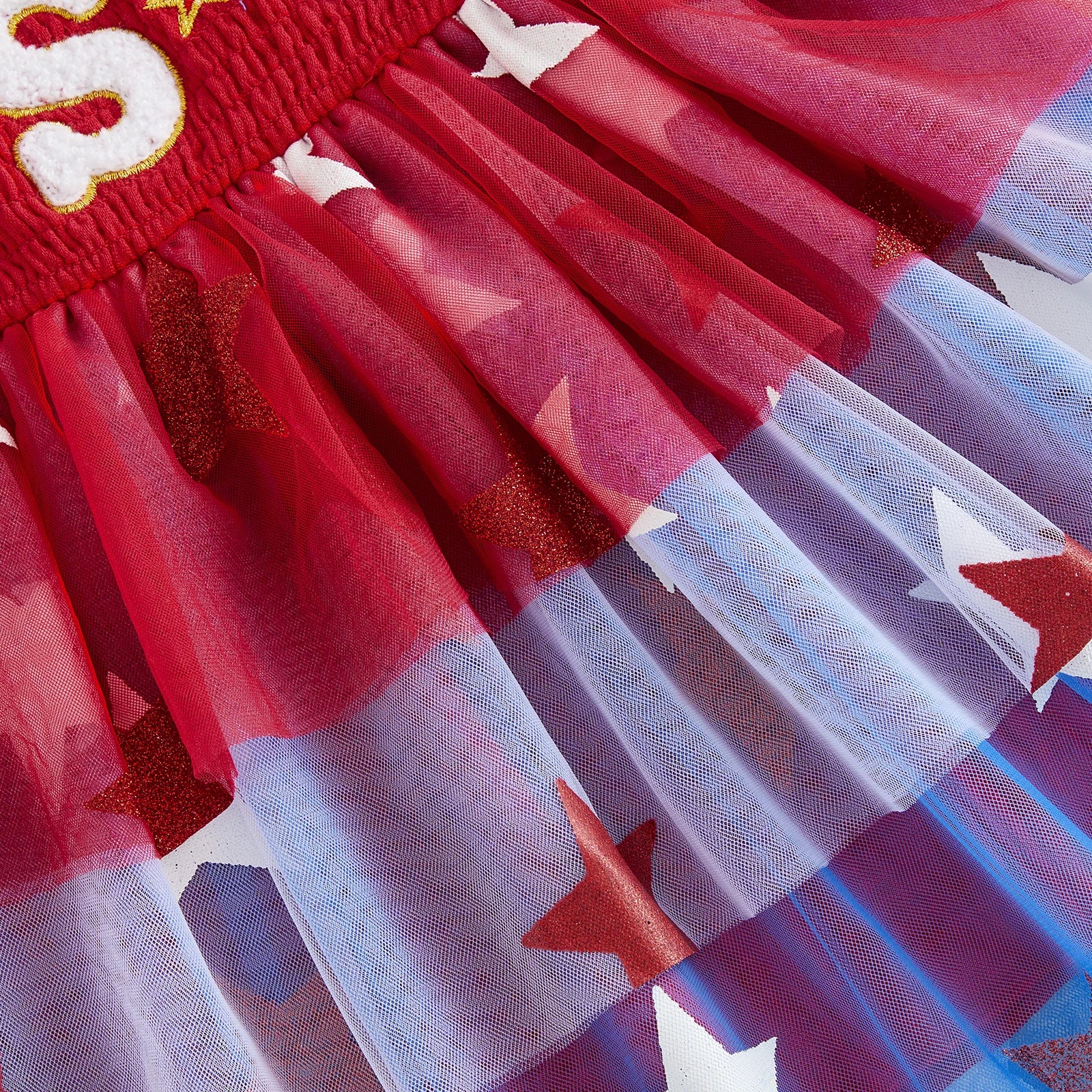 USA Smocked Star Dress
