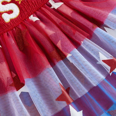 USA Smocked Star Dress