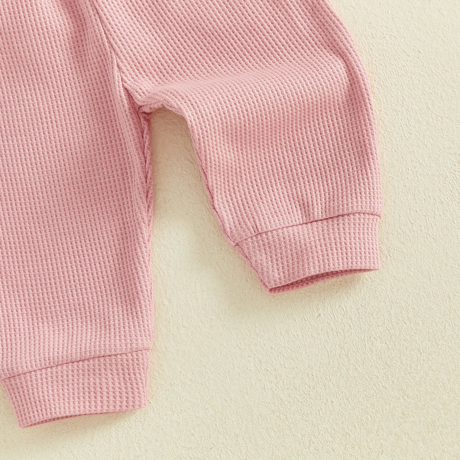 LITTLE SISTER Waffle Knit Outfit