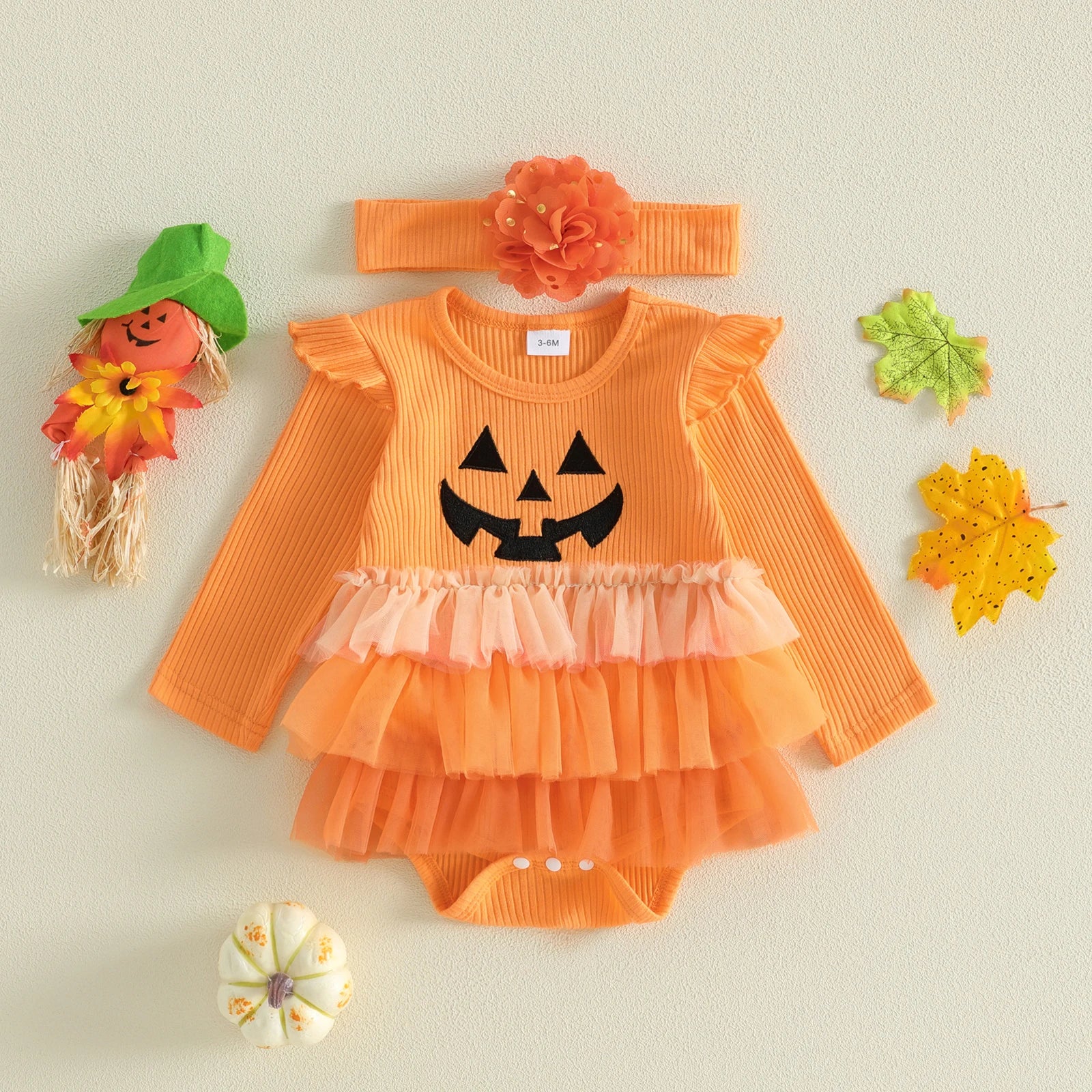 HALLOWEEN Layered Tutu Romper
