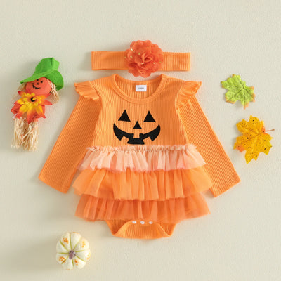 HALLOWEEN Layered Tutu Romper
