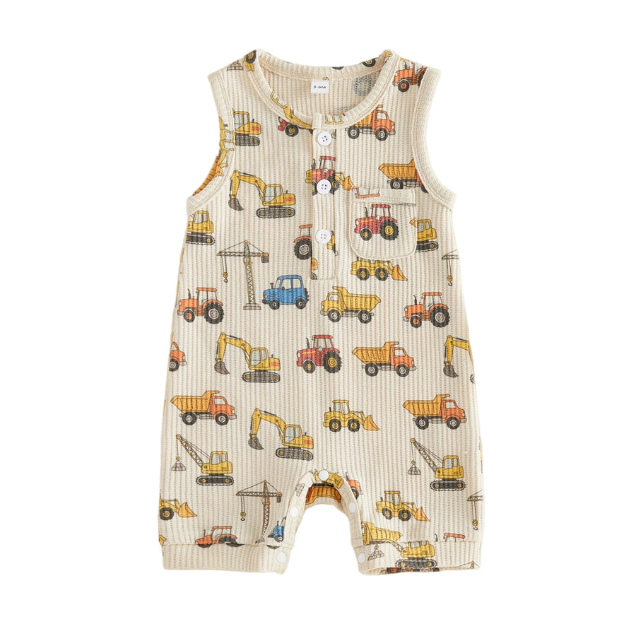 CONSTRUCTION Waffle Knit Jumpsuit