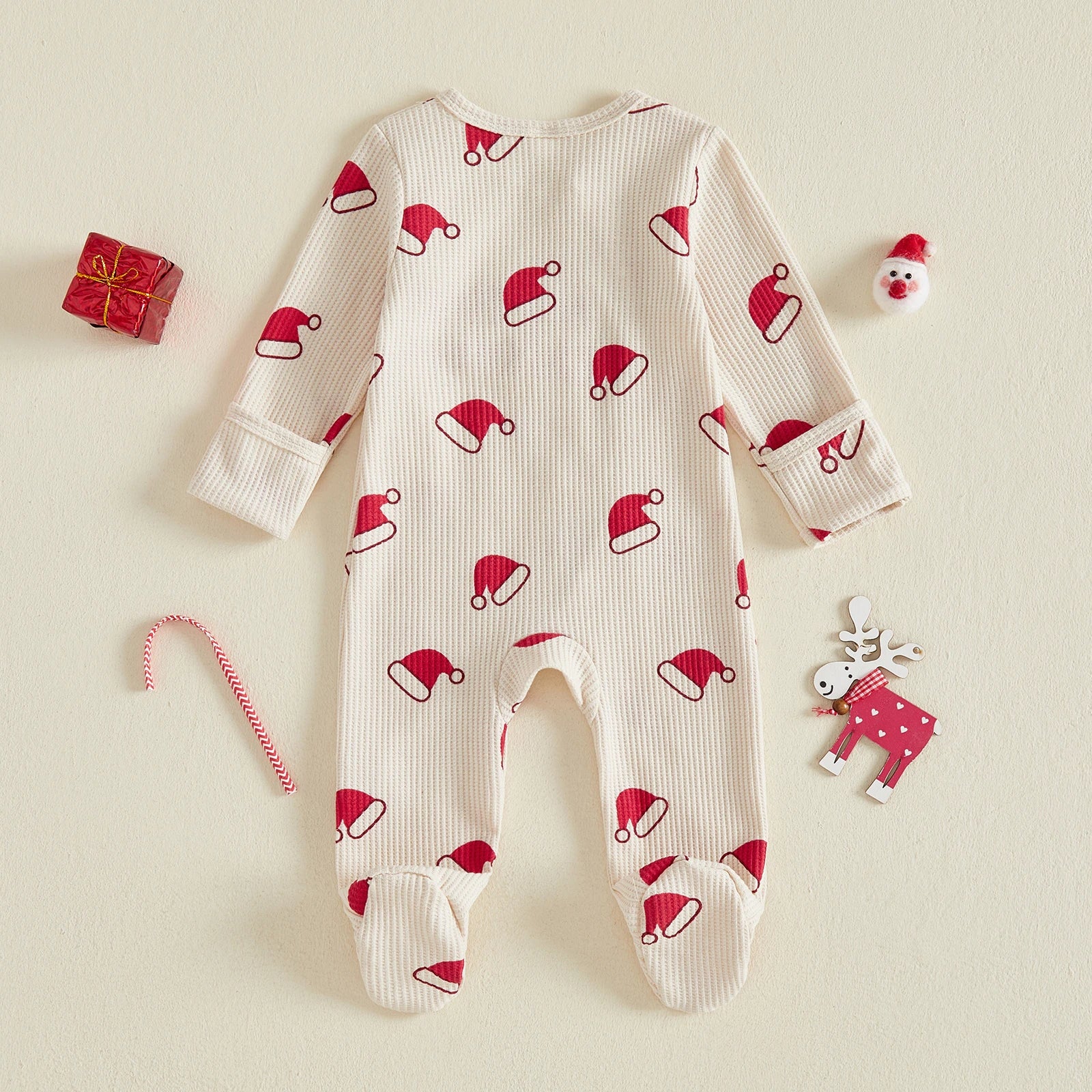 MY FIRST CHRISTMAS Santa Hat Jumpsuit