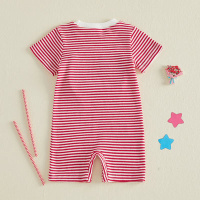 USA FLAG Striped Jumpsuit