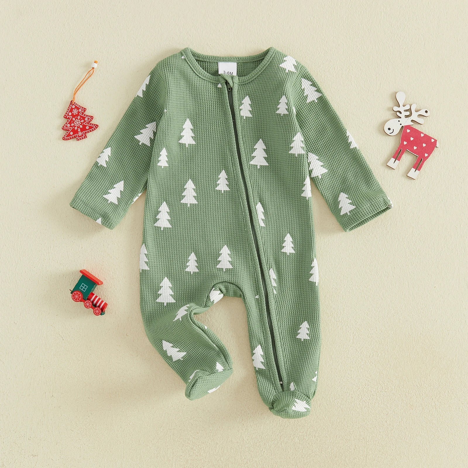TREES Waffle Knit Jumpsuit