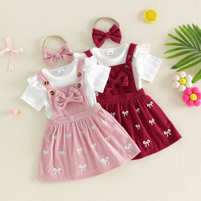 BOWTIE Corduroy Dress