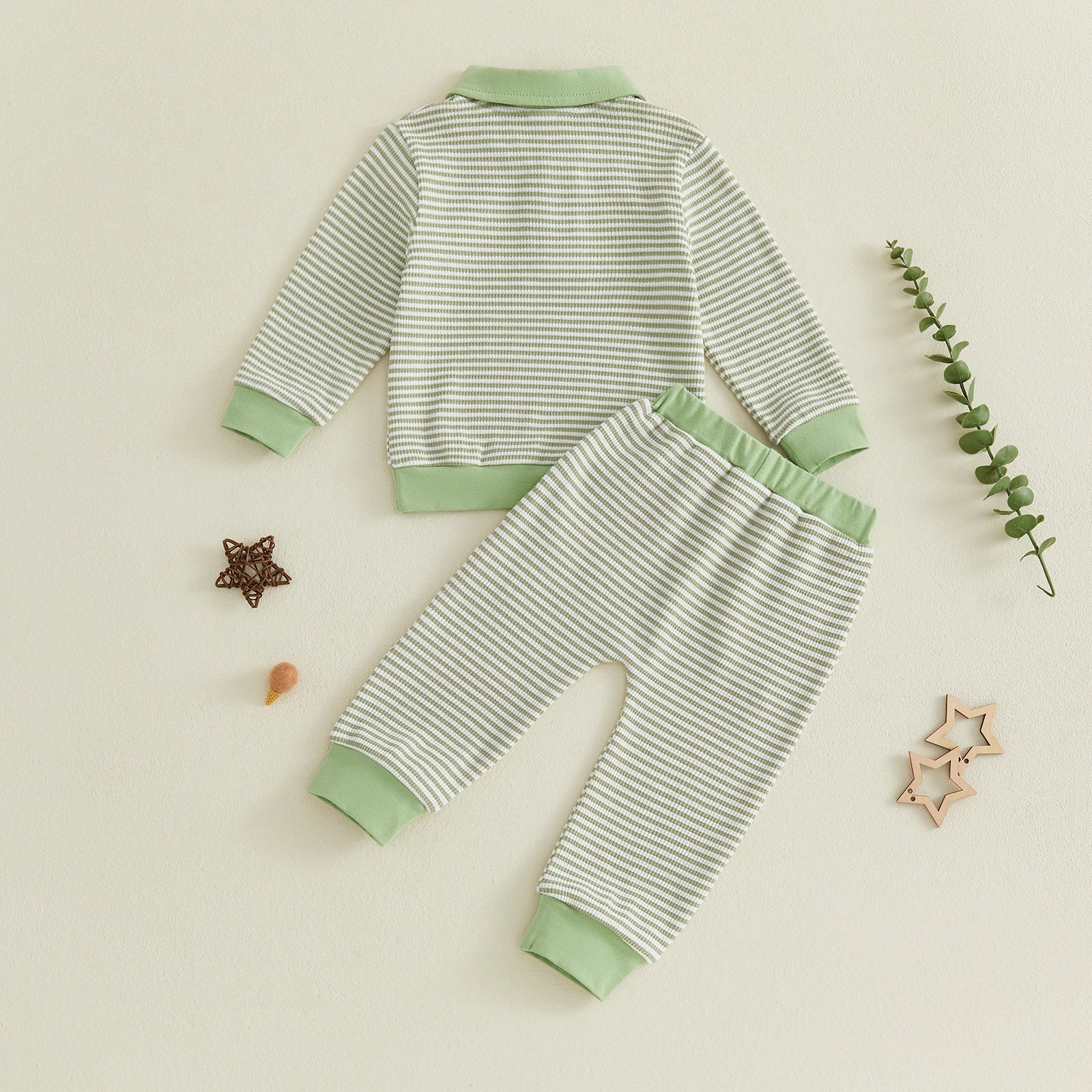 DADDY'S CADDY Striped Outfit