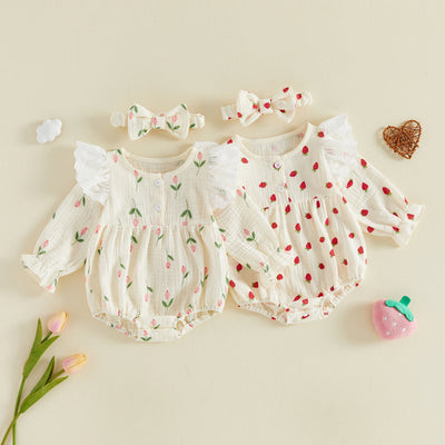 SPRING Angel Wing Romper