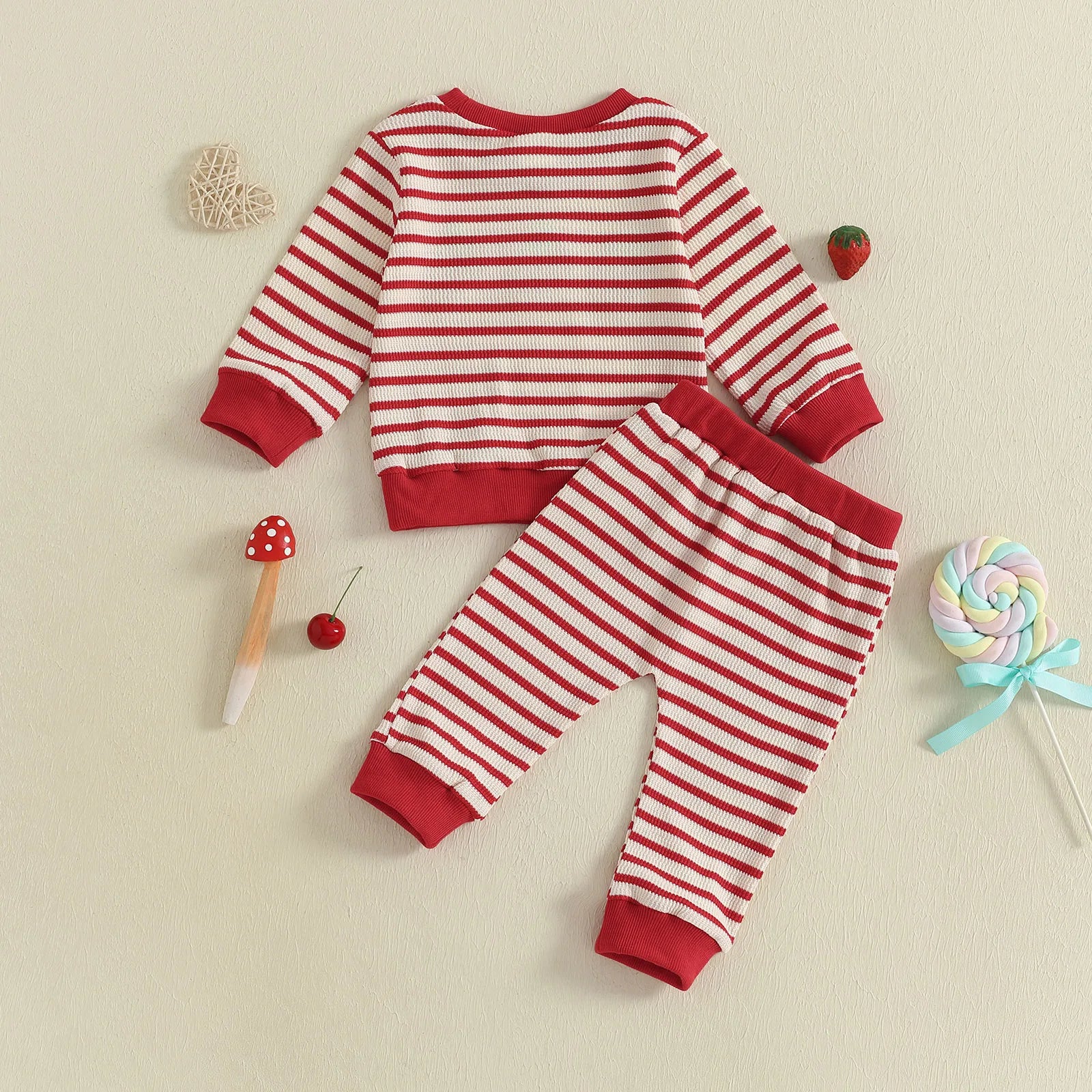 STRAWBERRY Striped Outfit