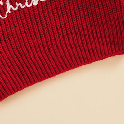 MY FIRST CHRISTMAS Car Knitted Sweater