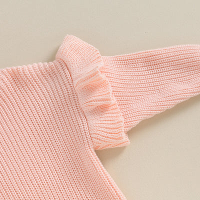 BELLA Ruffle Knitted Sweater