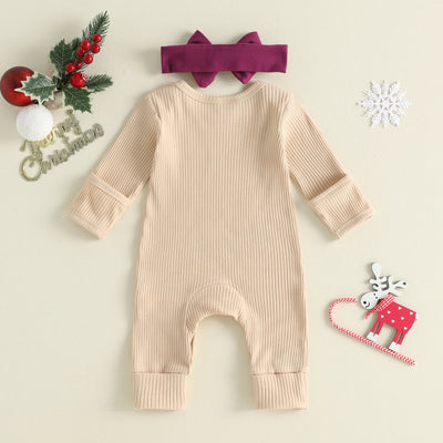 MY FIRST CHRISTMAS Wreath Jumpsuit