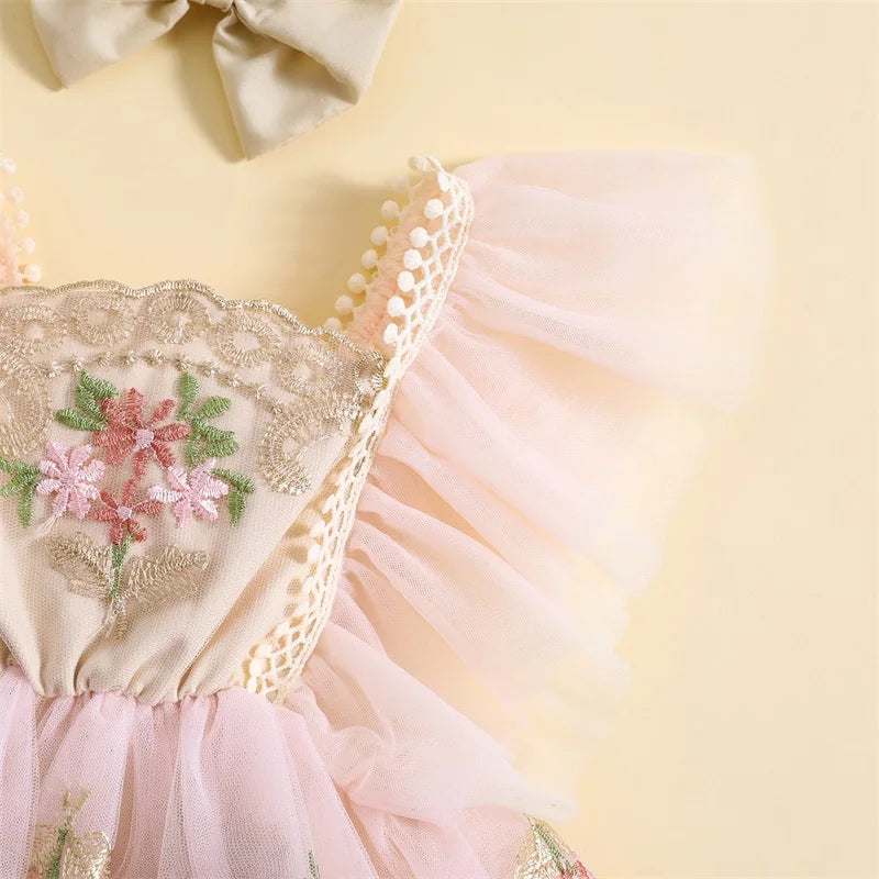 LITTLE FAIRY Floral Romper