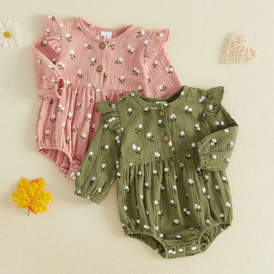 LEAH Floral Romper