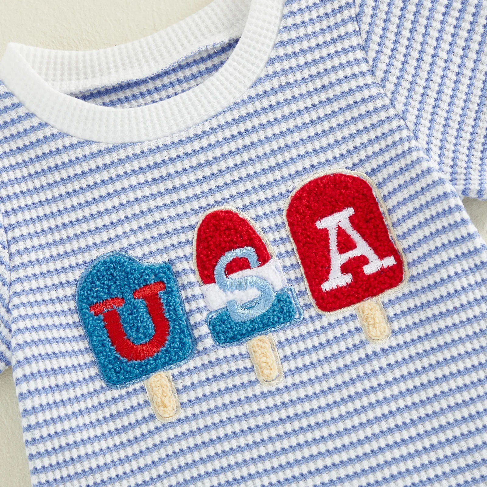 USA Popsicle Striped Outfit