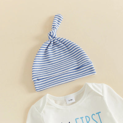 MY FIRST HANUKKAH Striped Outfit