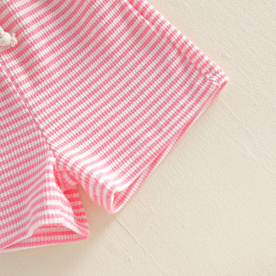 GOOSE Striped Ruffle Outfit