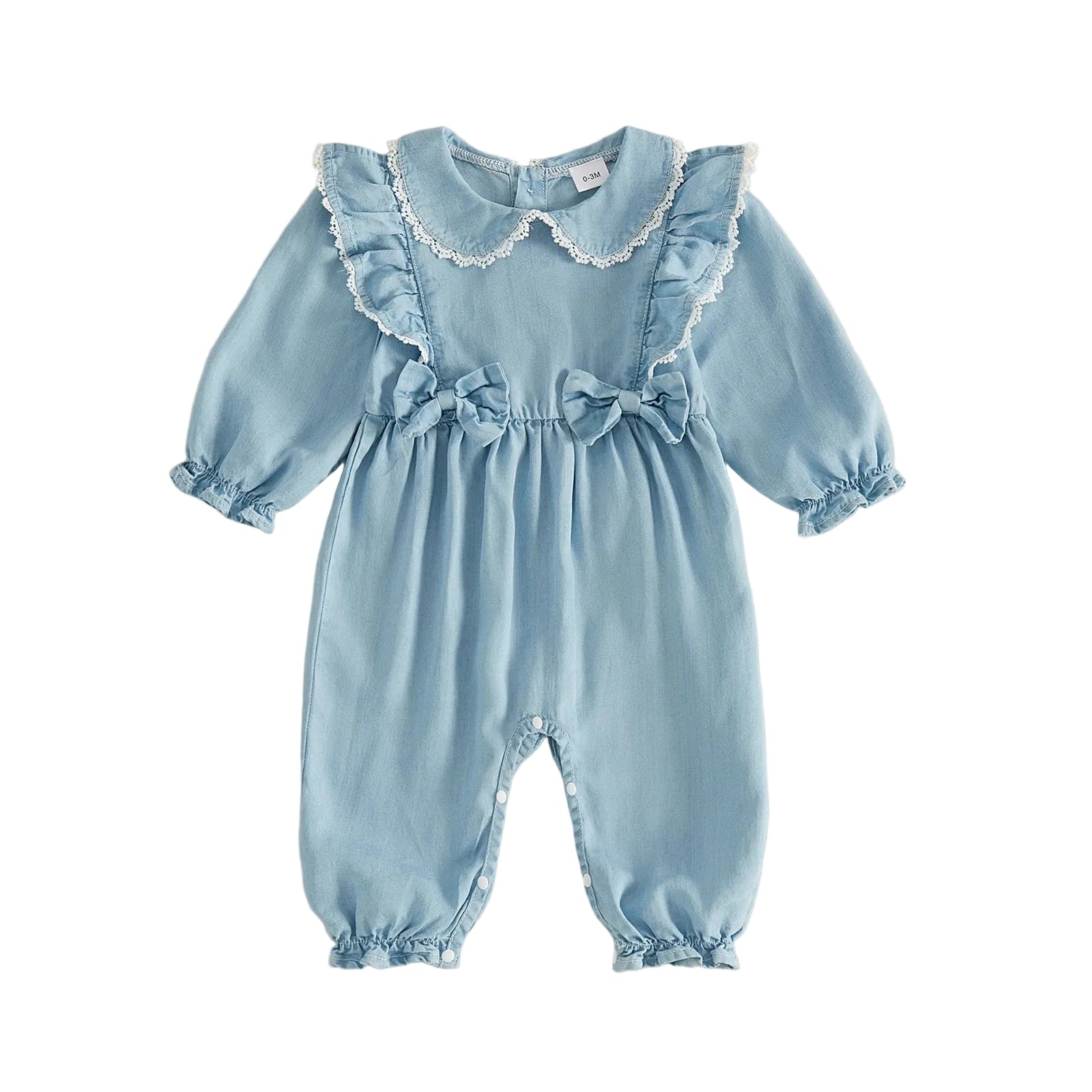 MILA Lace & Bowtie Jumpsuit