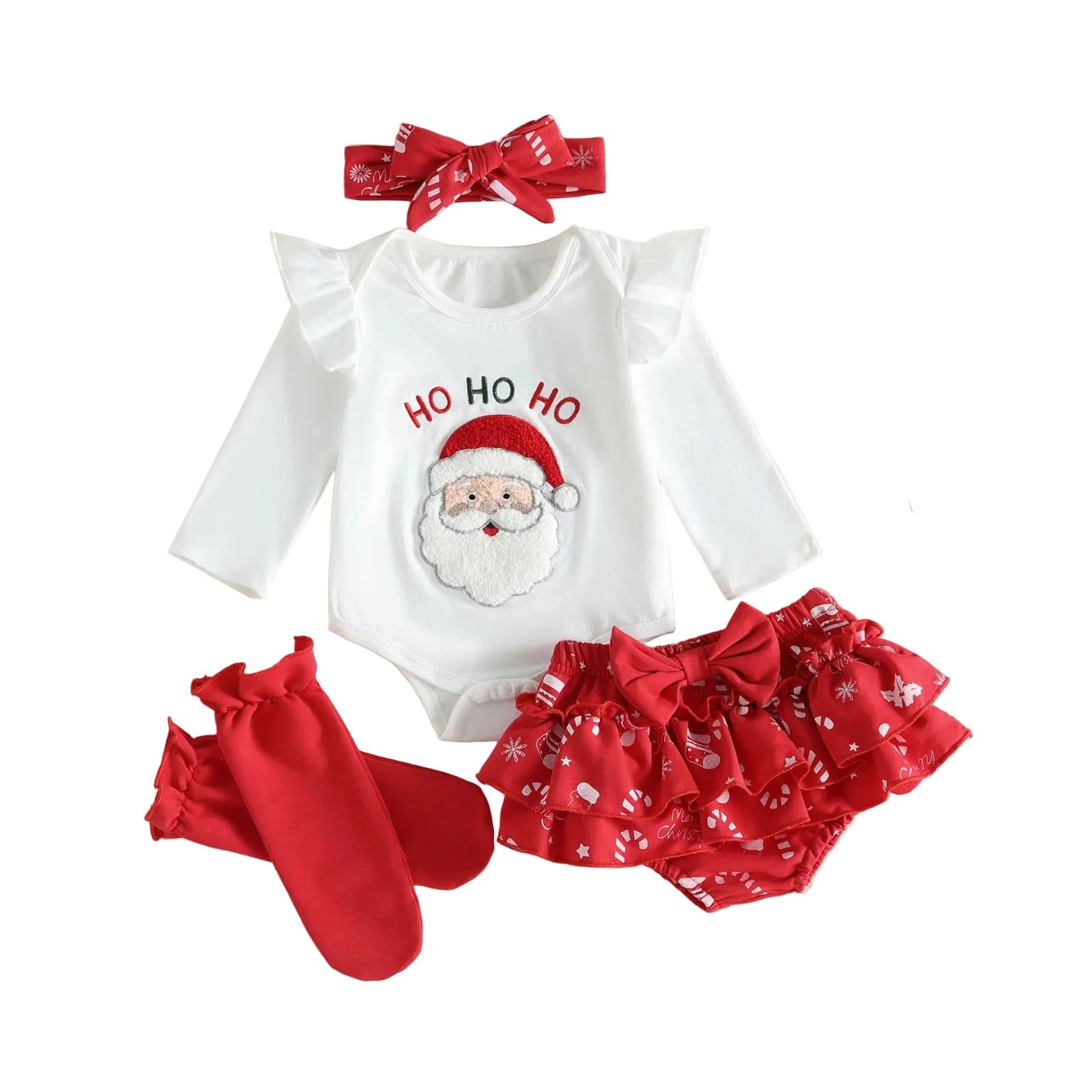 HO HO HO Ruffle Outfit