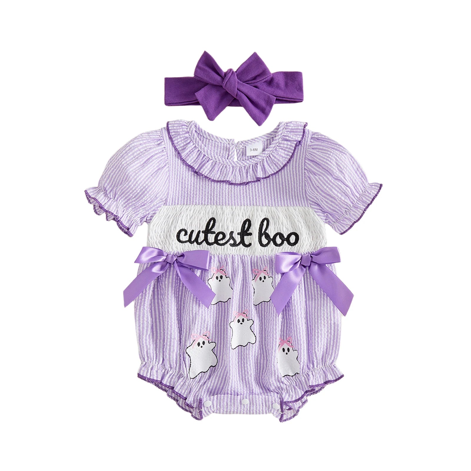 CUTEST BOO Ruffle Romper