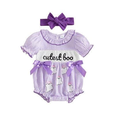 CUTEST BOO Ruffle Romper