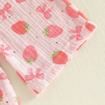 STRAWBERRIES & BOWTIES Smocked Outfit