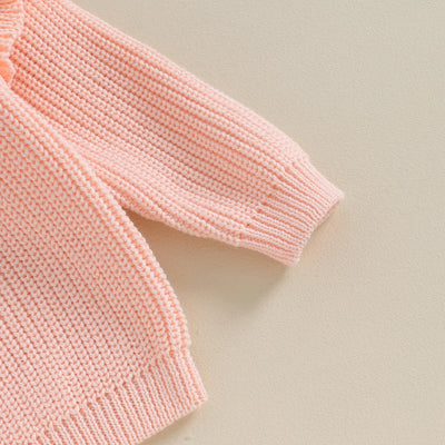 BELLA Ruffle Knitted Sweater