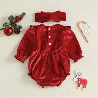 PAISLEY Velvet Romper