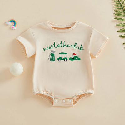 NEW TO THE CLUB Golf Onesie