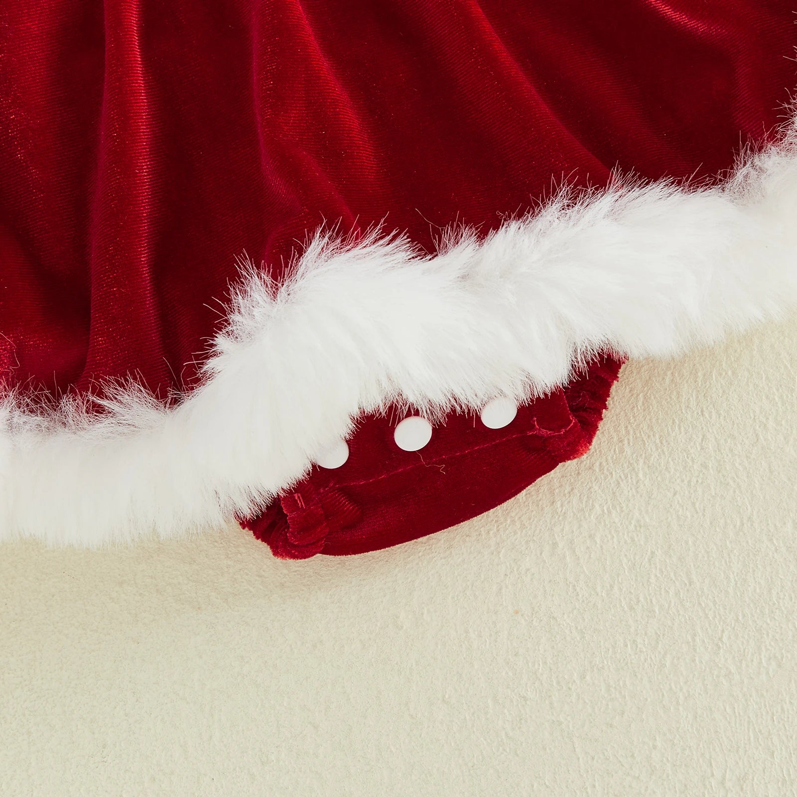 CHRISTMAS Velvet Romper Dress